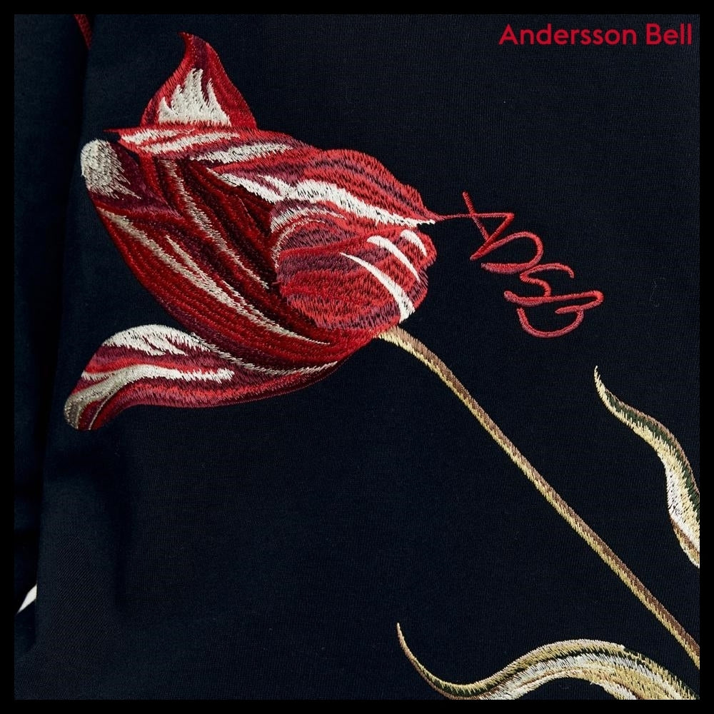 【ANDERSSON BELL】Essential ADSB Floor Sweatshirt Black