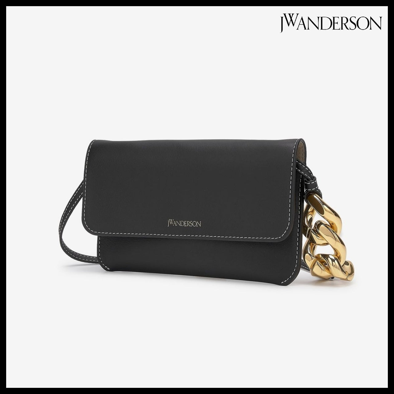 【J W ANDERSON】Chain Crossbody Bag - Black