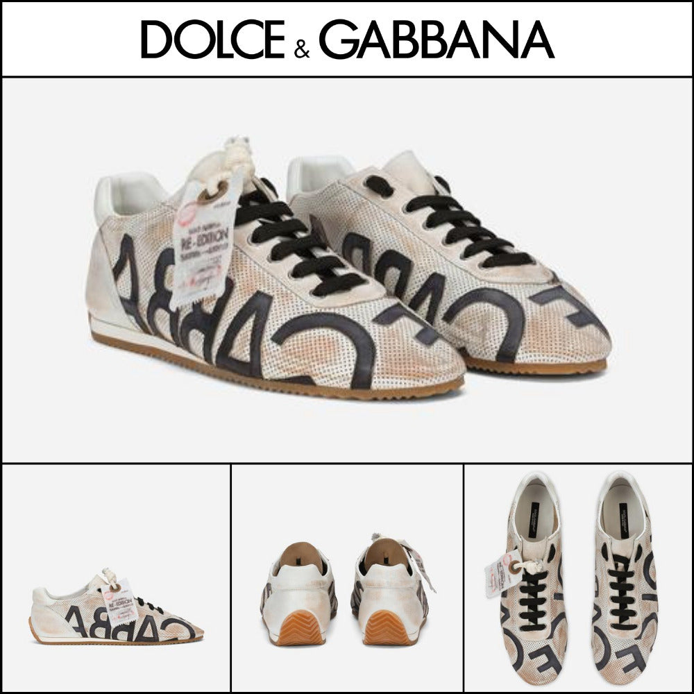 【Dolce & Gabbana】KANGAROO LEATHER THAILANDIA SNEAKERS 9697