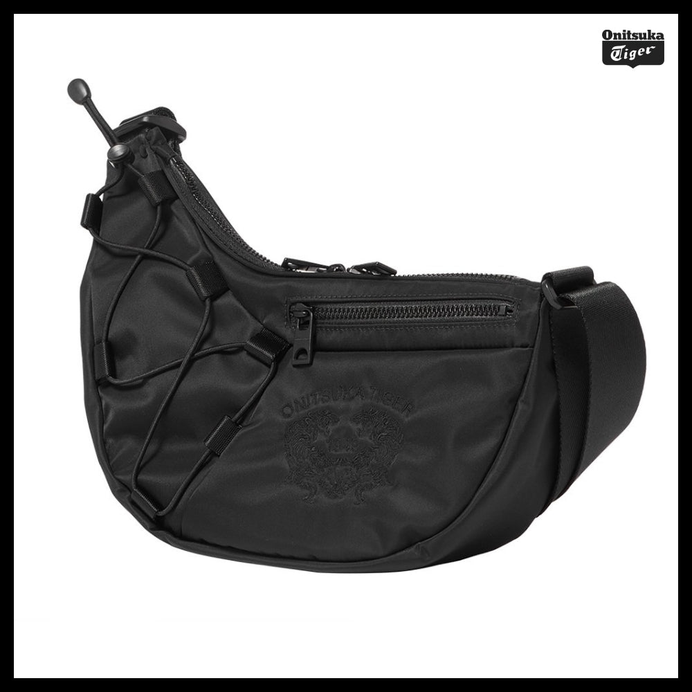 【onitsuka tiger】Tiger Graphic Embroidered Messenger Bag