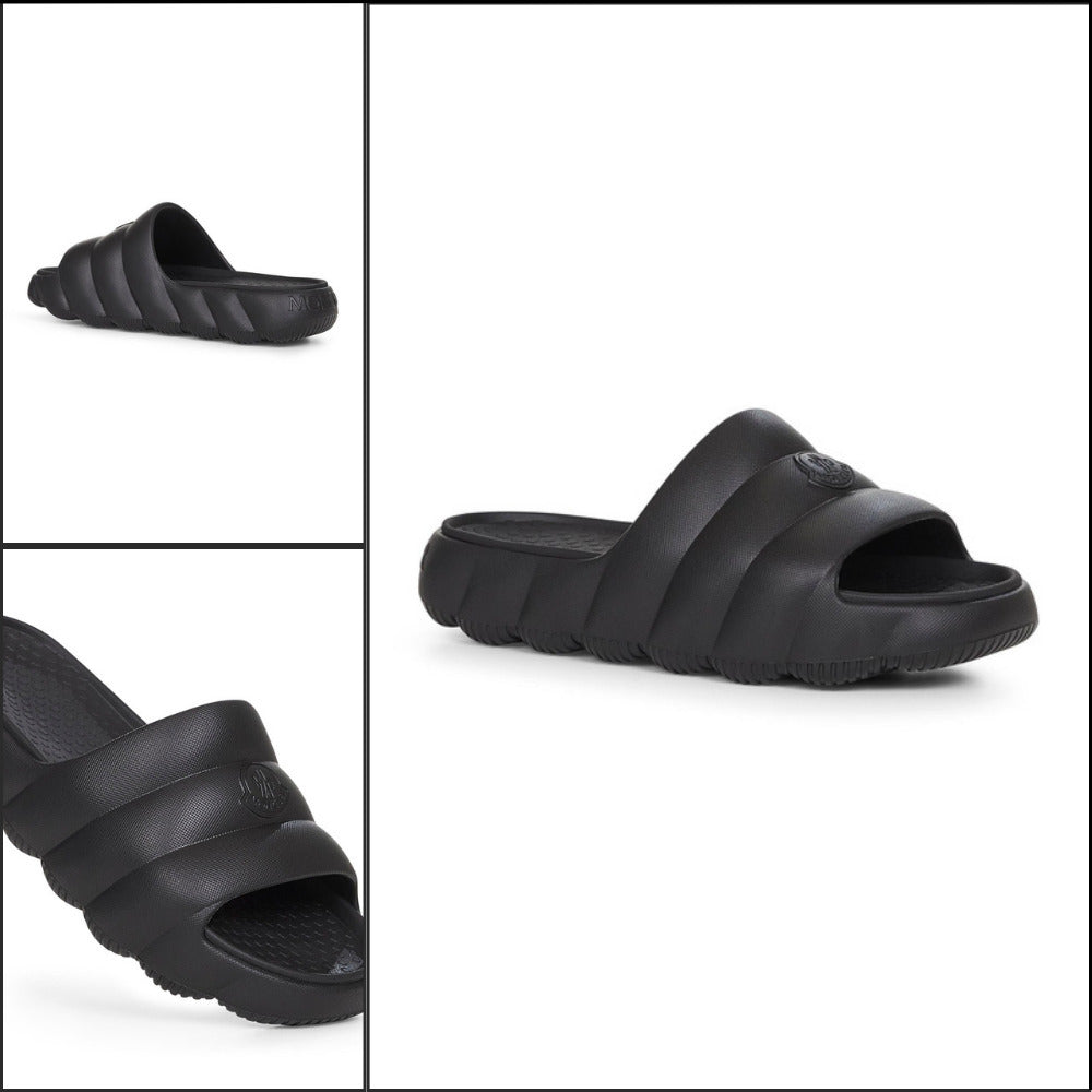 【MONCLER】Logo Rubber Slides