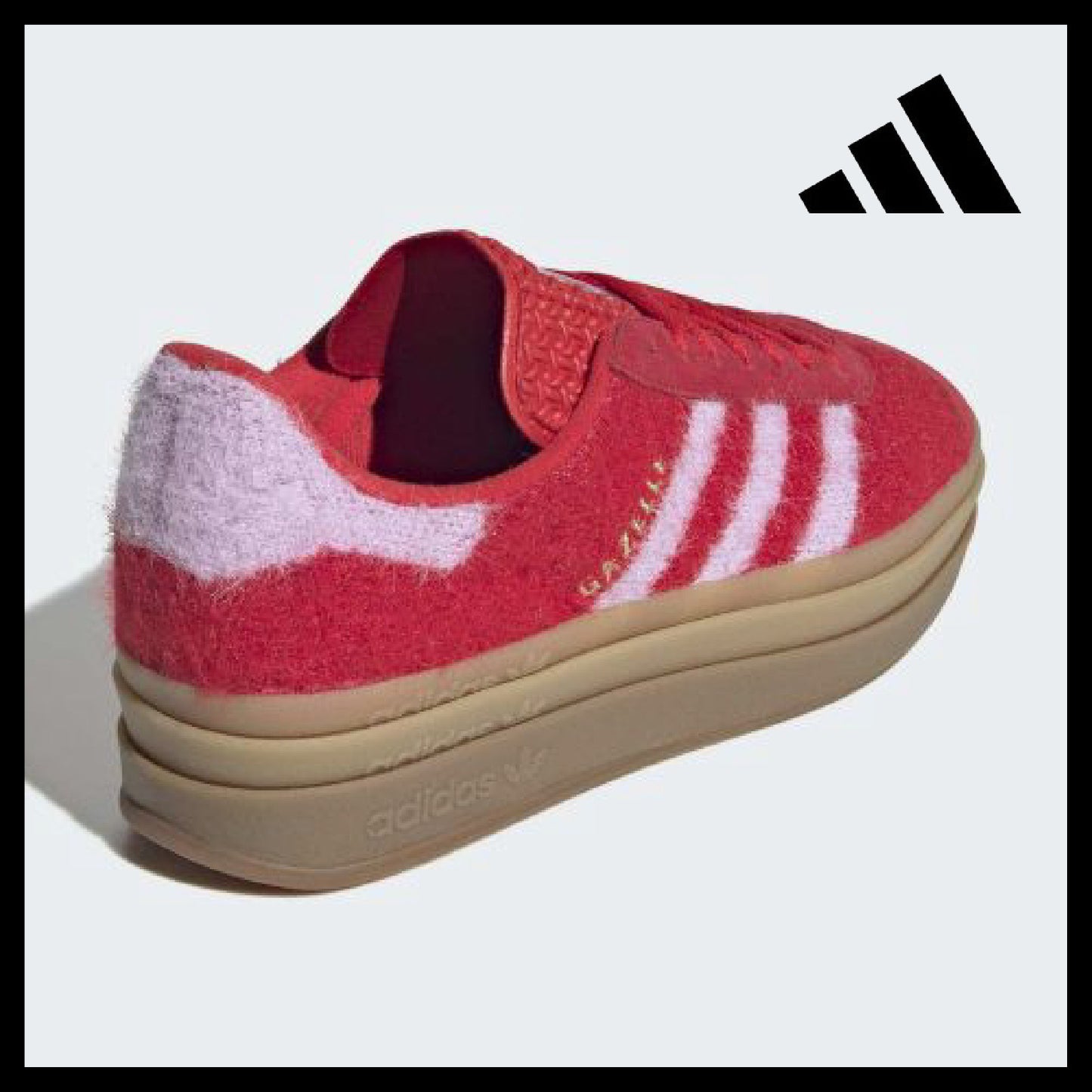 【ADIDAS】Gazelle Bold Red Pink