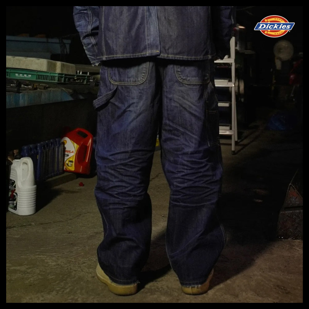 【Dickies 】Double Knee Washed Denim Pants - 2 Colors