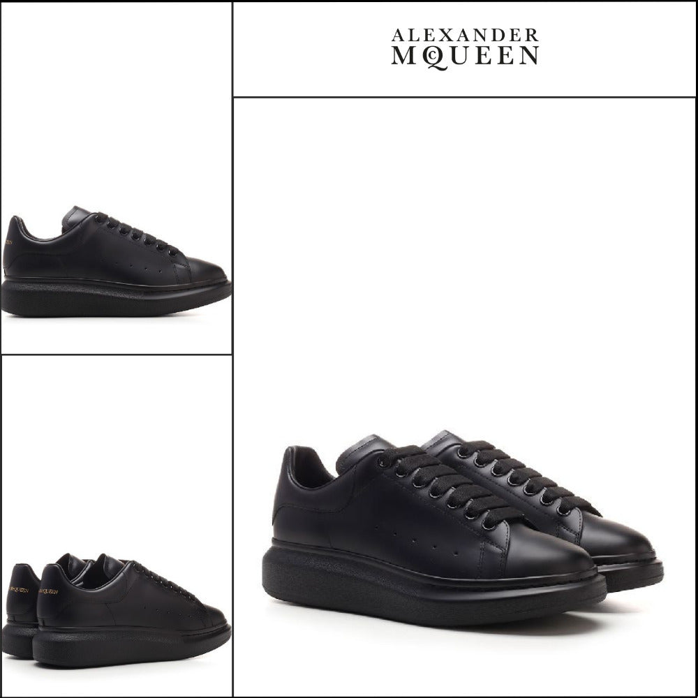 【Alexander Mcqueen】Black Oversized Sneakers