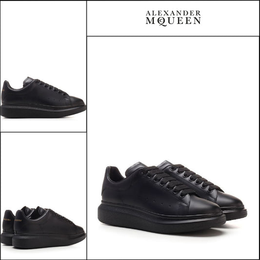 【Alexander Mcqueen】Black Oversized Sneakers