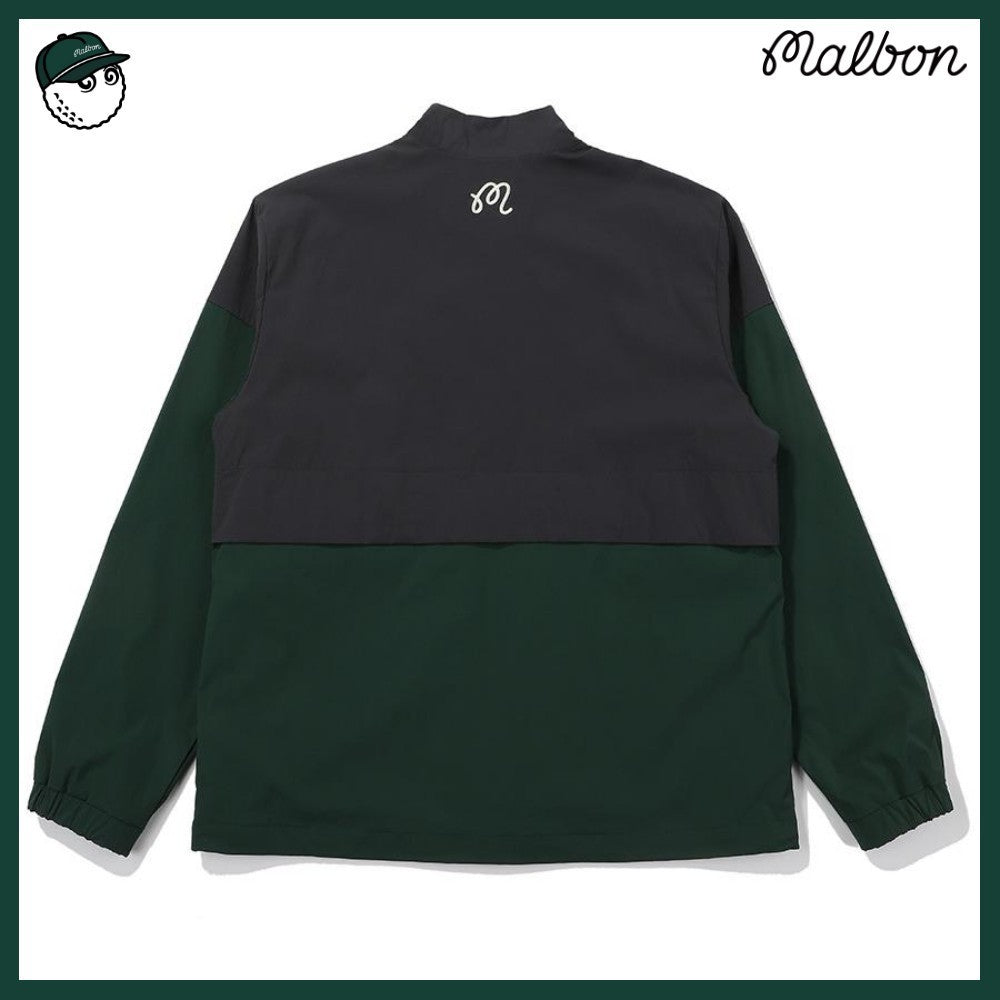 【MALBON GOLF】 COLOR BLOCK JACKET MAN 4COLORS