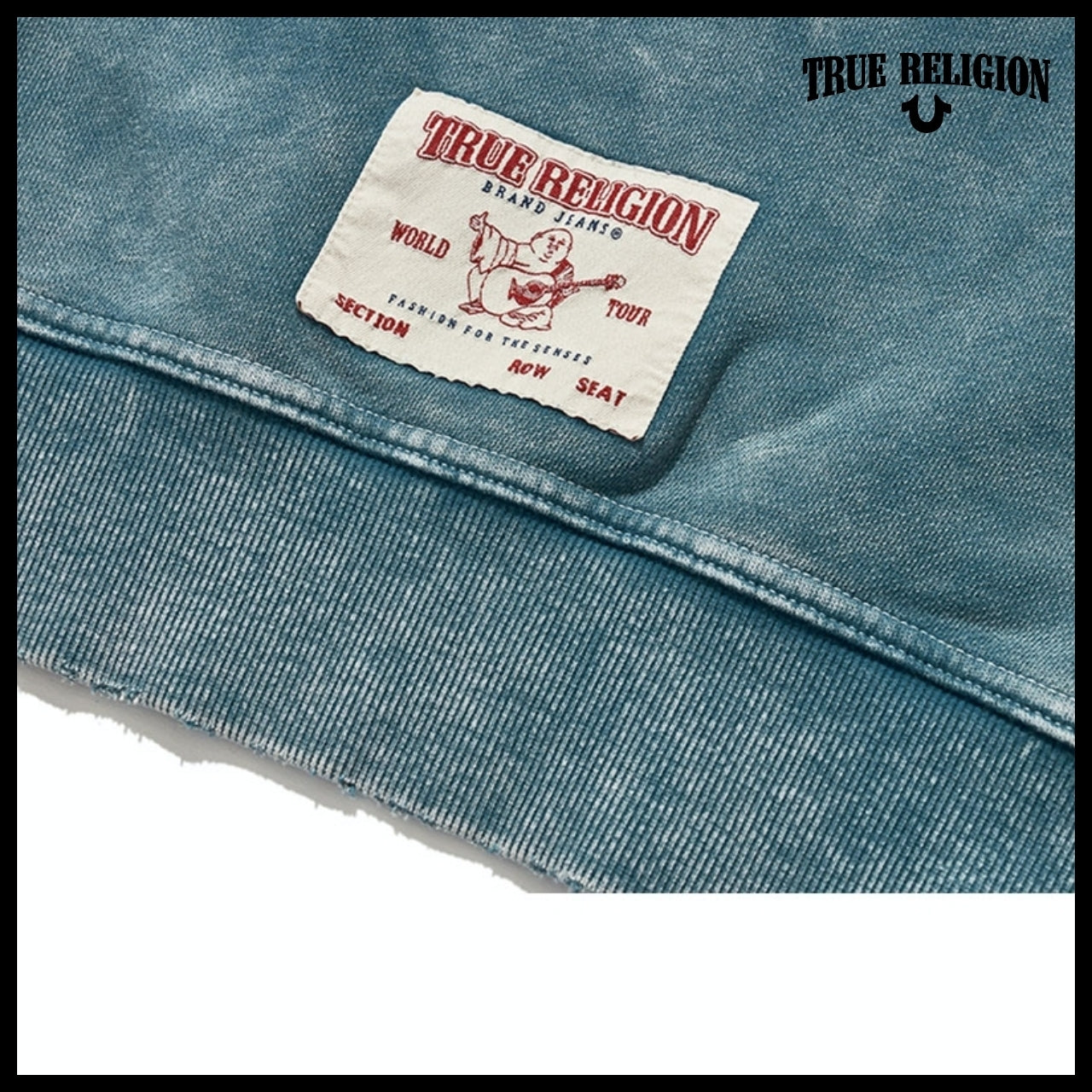【TRUE RELIGION】Antismog Hoodie Indigo