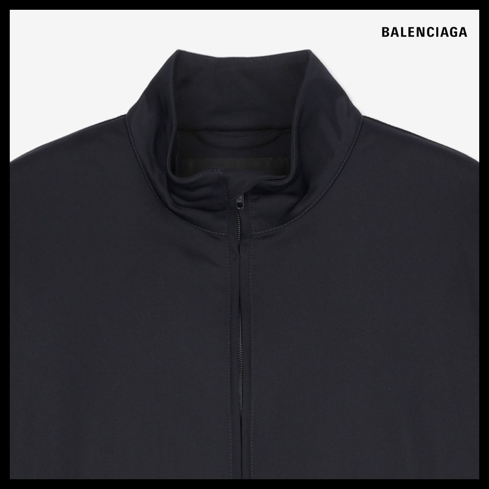 【BALENCIAGA】Zip-Up Tracksuit Jacket Dark Navy