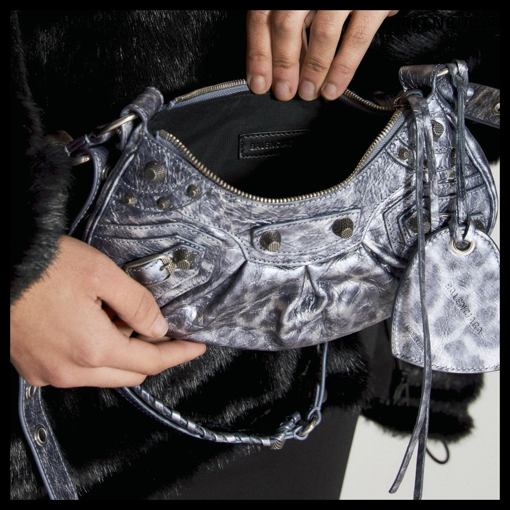 【BALENCIAGA】Le Cagole XS Shoulder Bag Grey