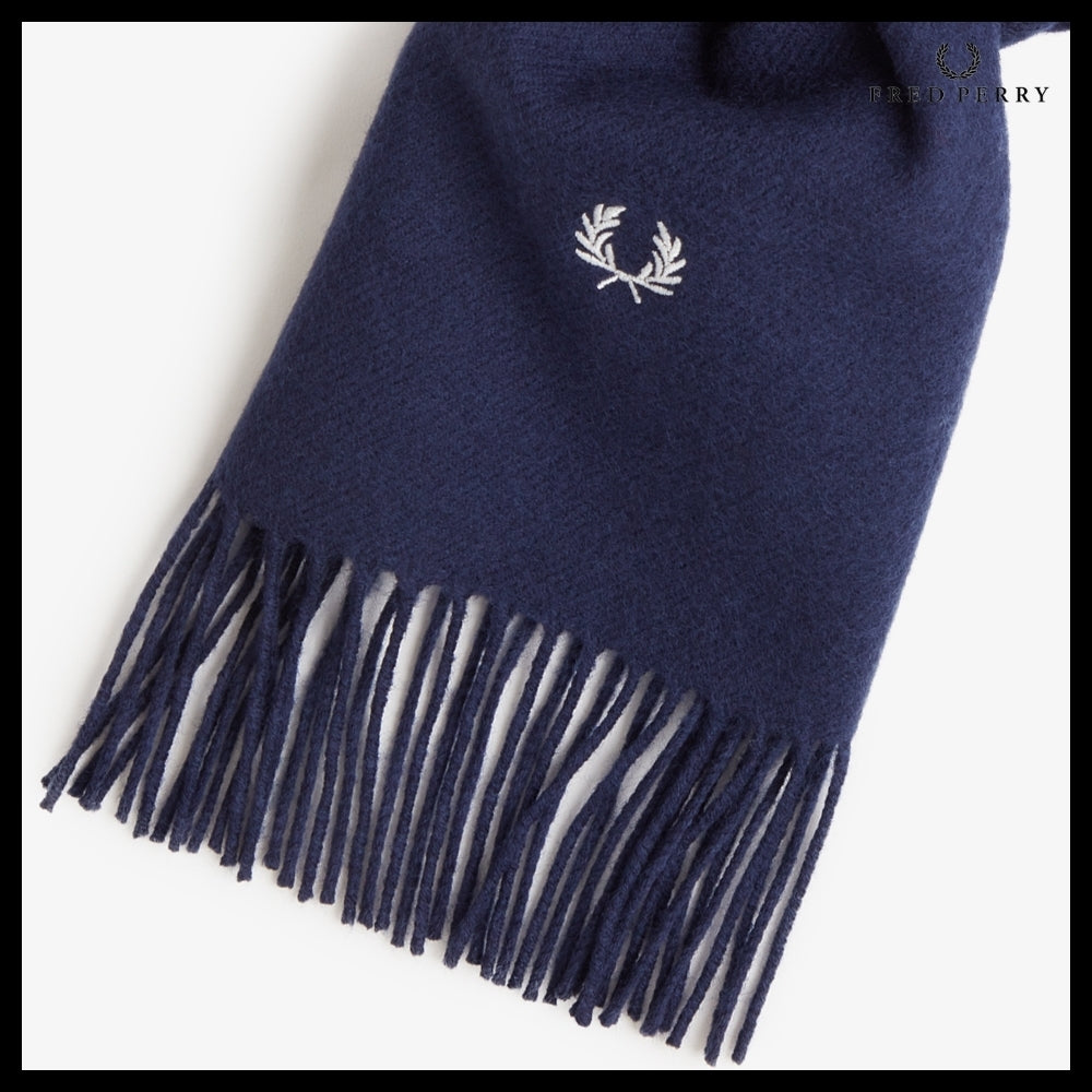 【FRED PERRY】Lambswool Scarf 2 Colors
