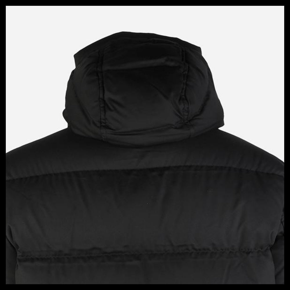 【Herno】Men's Arendelle Hooded Padded Jacket Black