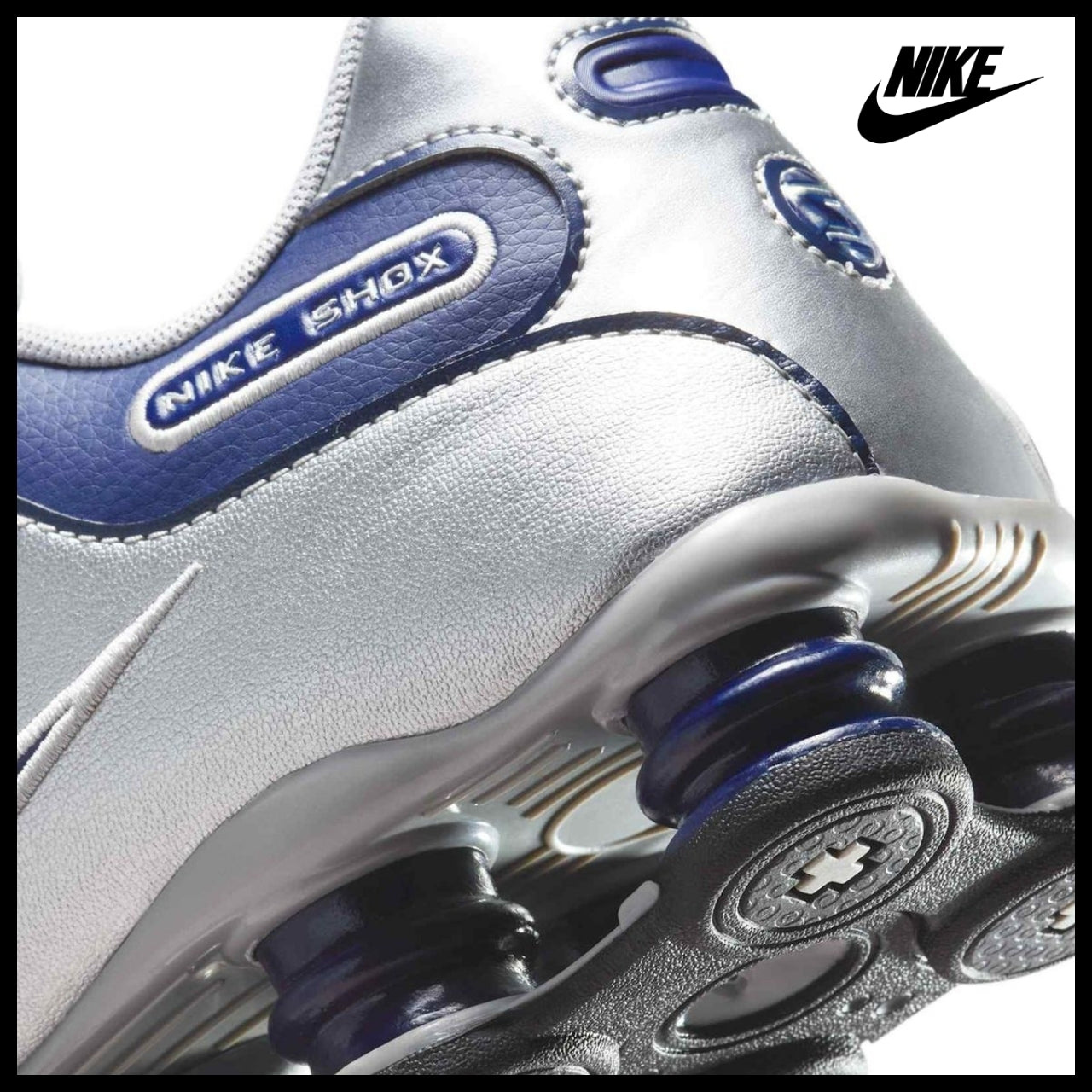 【NIKE】Shox NZ M Midnight Navy Metallic Silver Black Retro