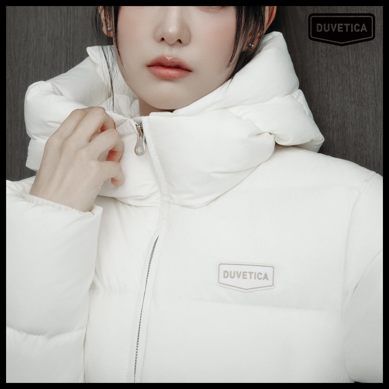 【DUVETICA】Maratea Mid - Cream Womens Down Jacket