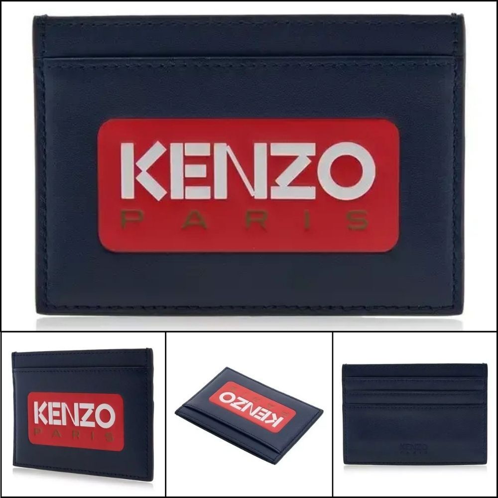 【Kenzo】Men's Logo Card Holder Streetwear Casual