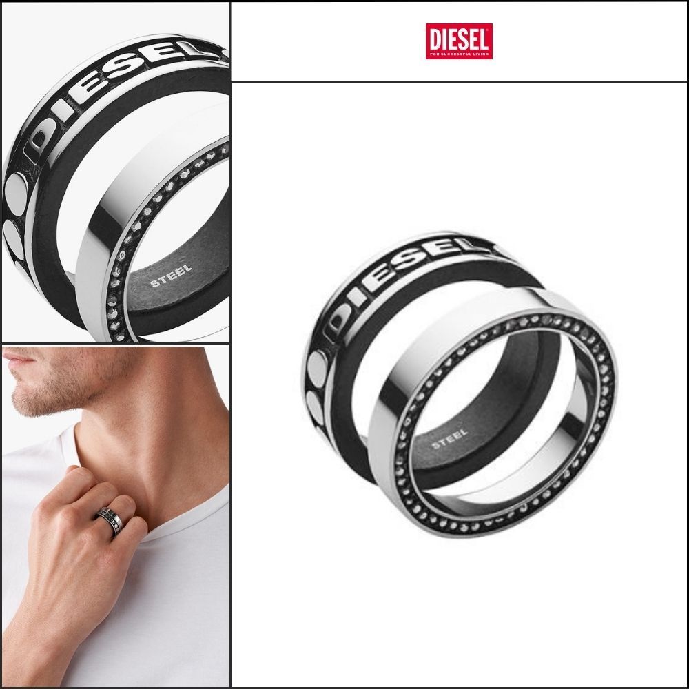 【DIESEL】DX1170040 Set Ring