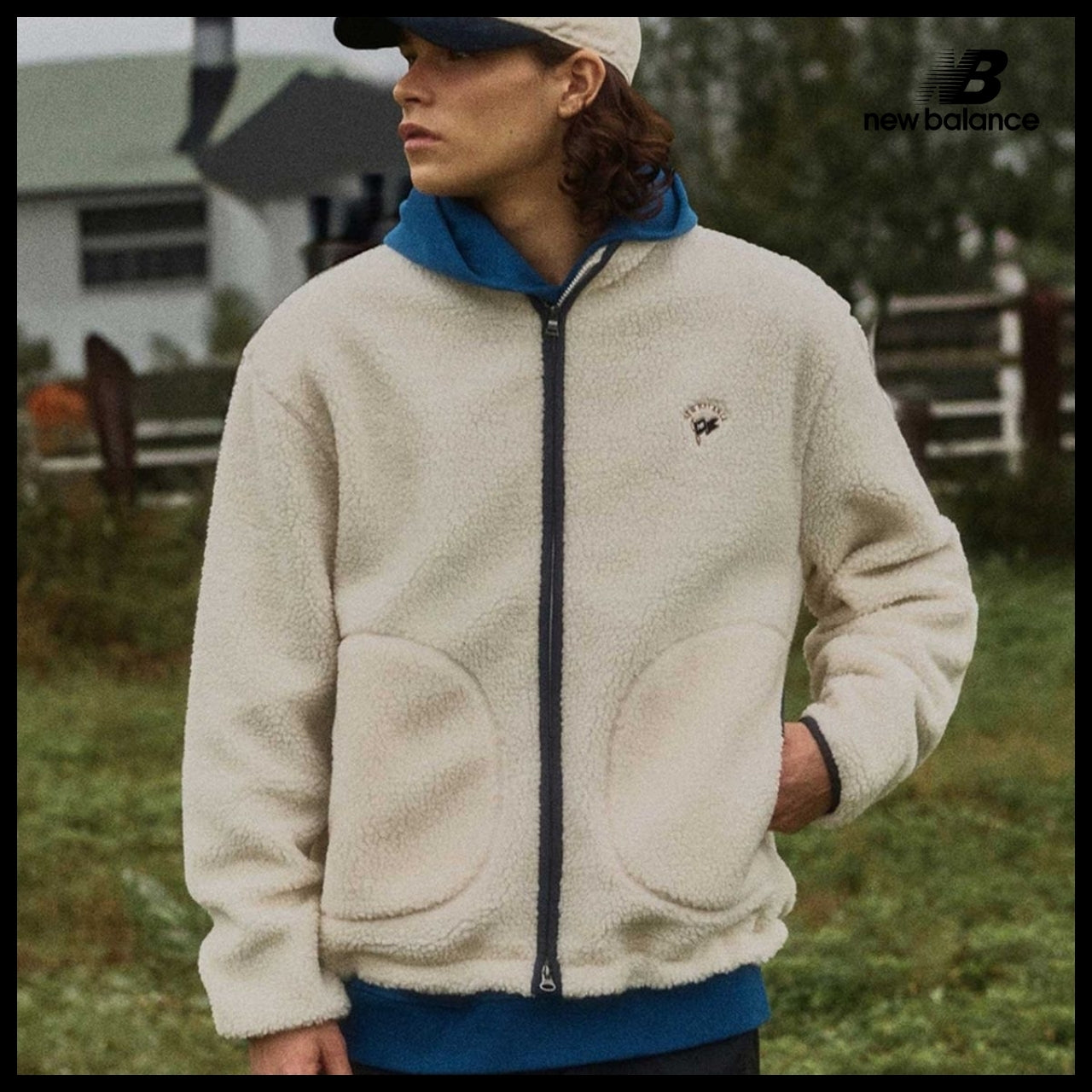 【New Balance】UNI Craft Classic Fleece Stand Neck Jacket