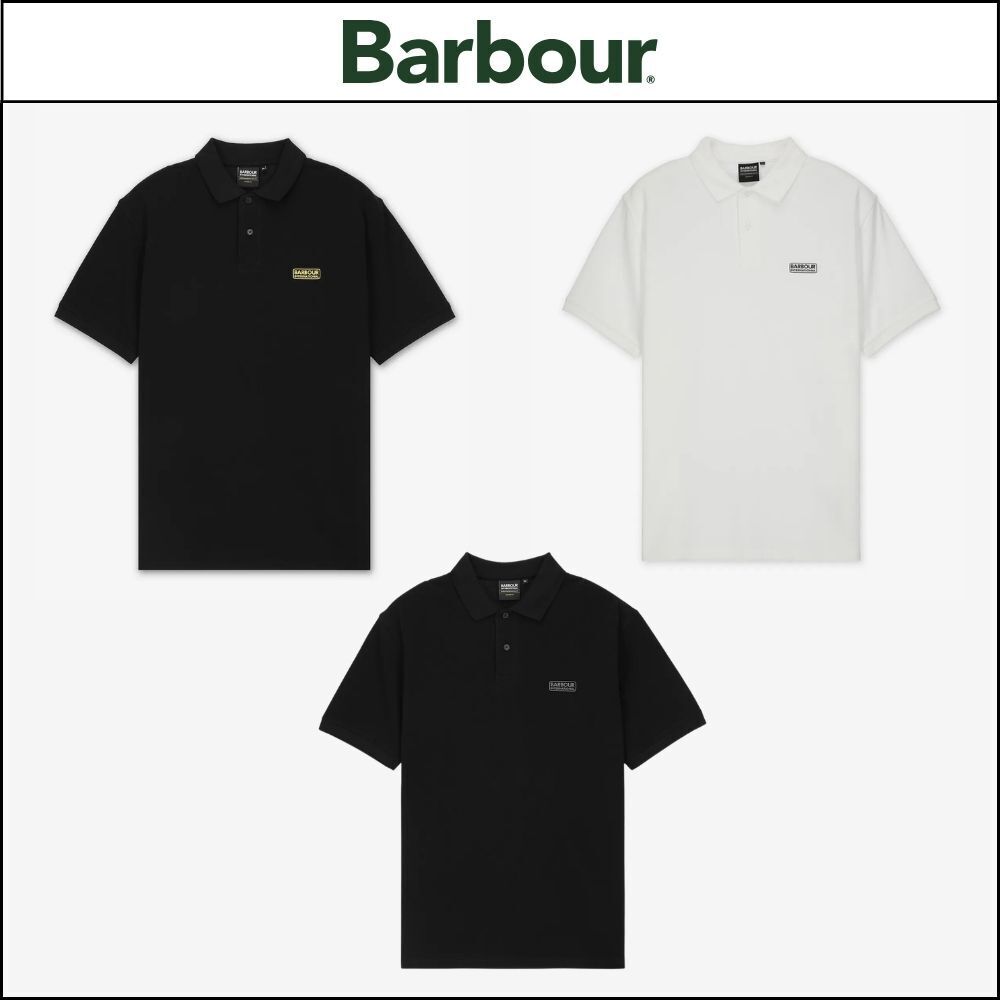 【Barbour】International Essential Logo Short Sleeve Polo