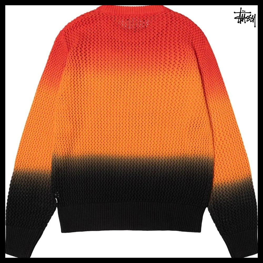 【STUSSY】Pigment Dyed Loose Gauge Sweater 2 Colors