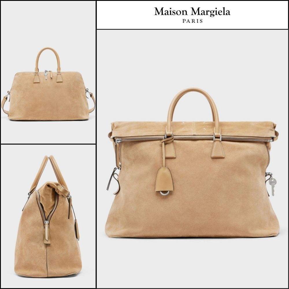 【Maison Margiela】5AC Soft XL Tote Bag Beige soft leather