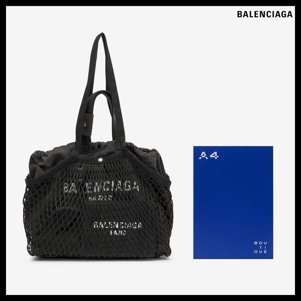 【BALENCIAGA】24/7 Tote Bag Washed Black:White