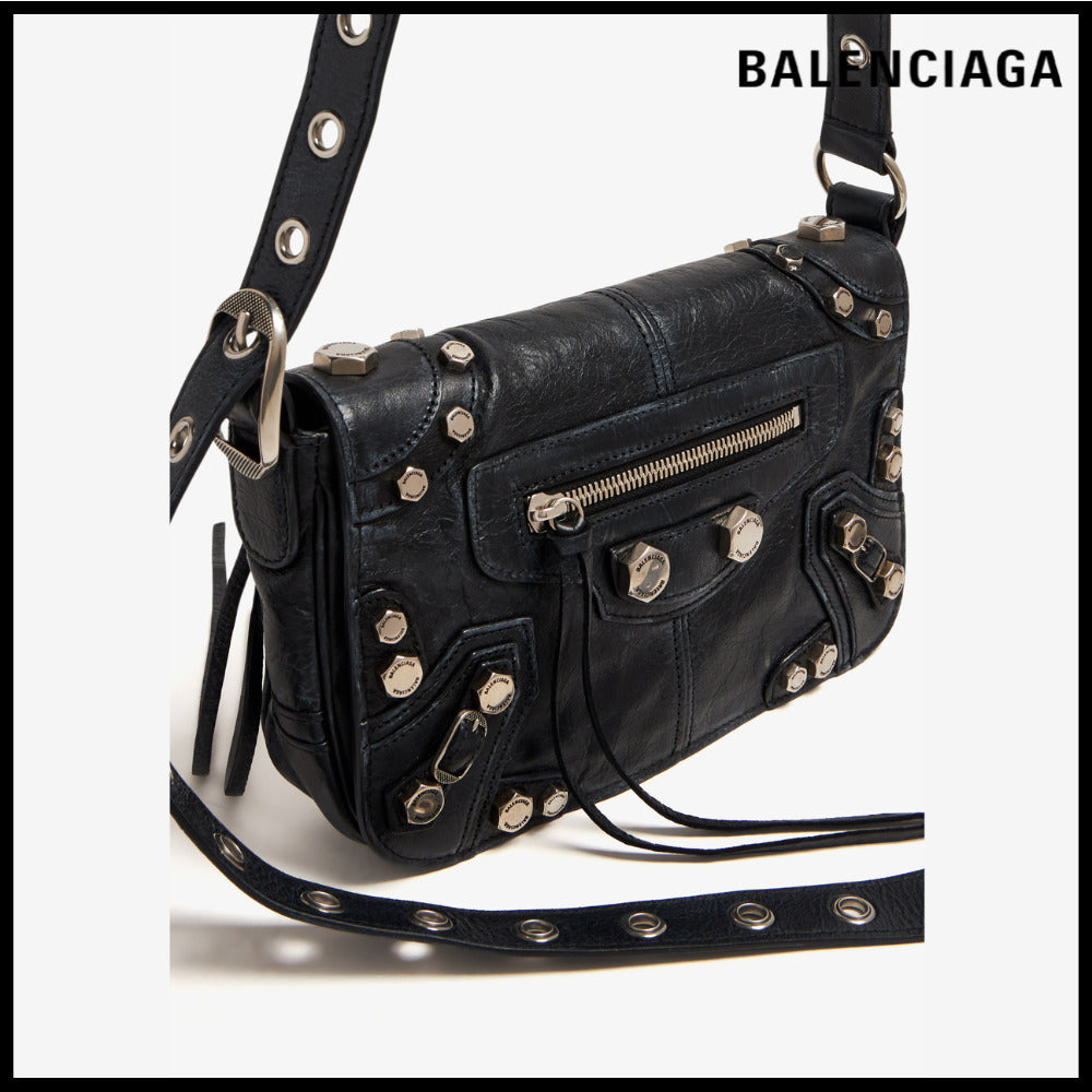 【BALENCIAGA】Le Cagole XS Flap Bag Black
