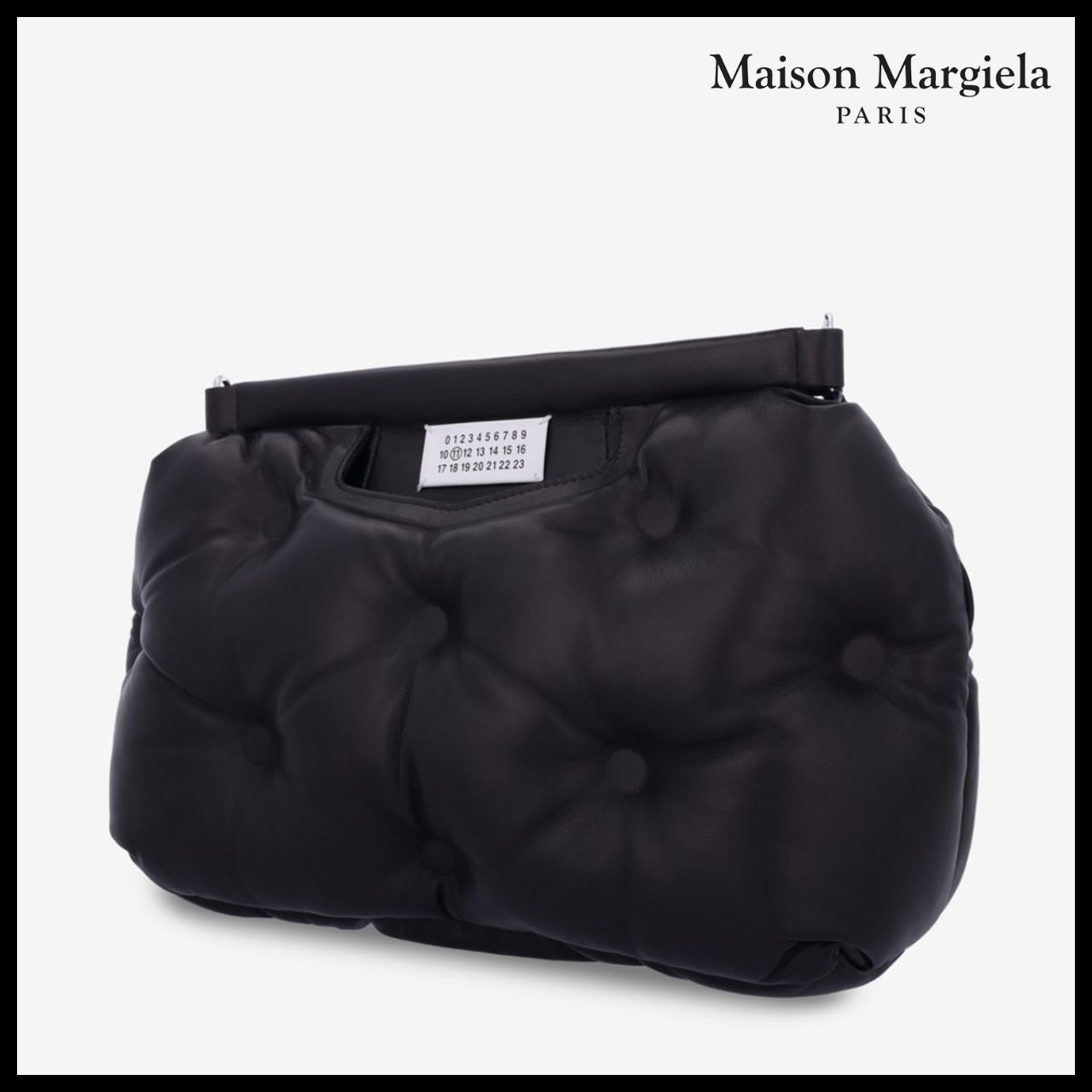 【Maison Margiela】Glam Slam Classic Medium Tote Bag Black