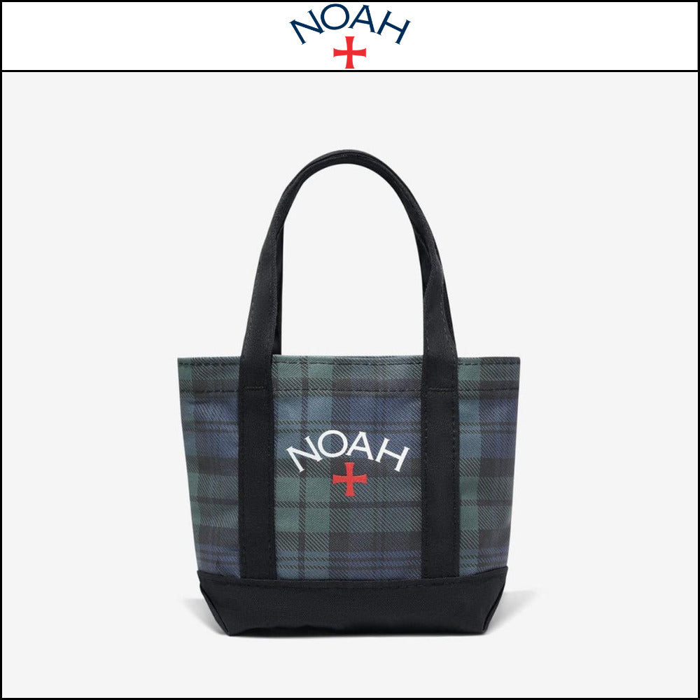 【NOAH】Tartan print mini tote bag blackwatch