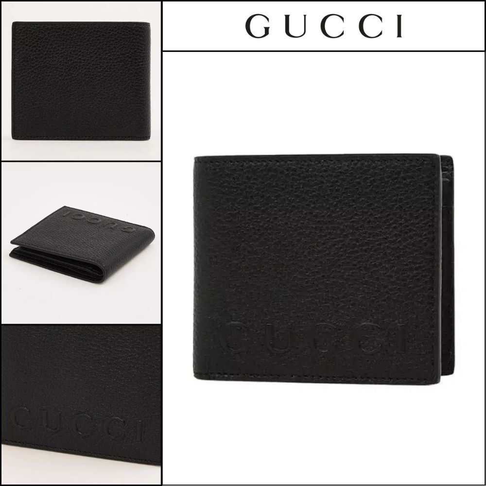 【Gucci】Men's Logo Bi-Fold Wallet Classic Luxury