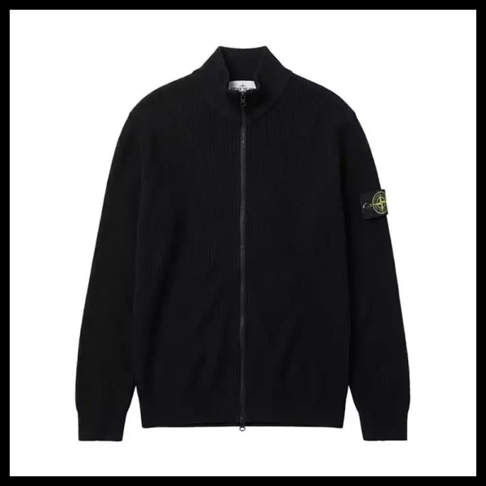 【STONE ISLAND】SS26 Men Regular Fit Zip Up Knit
