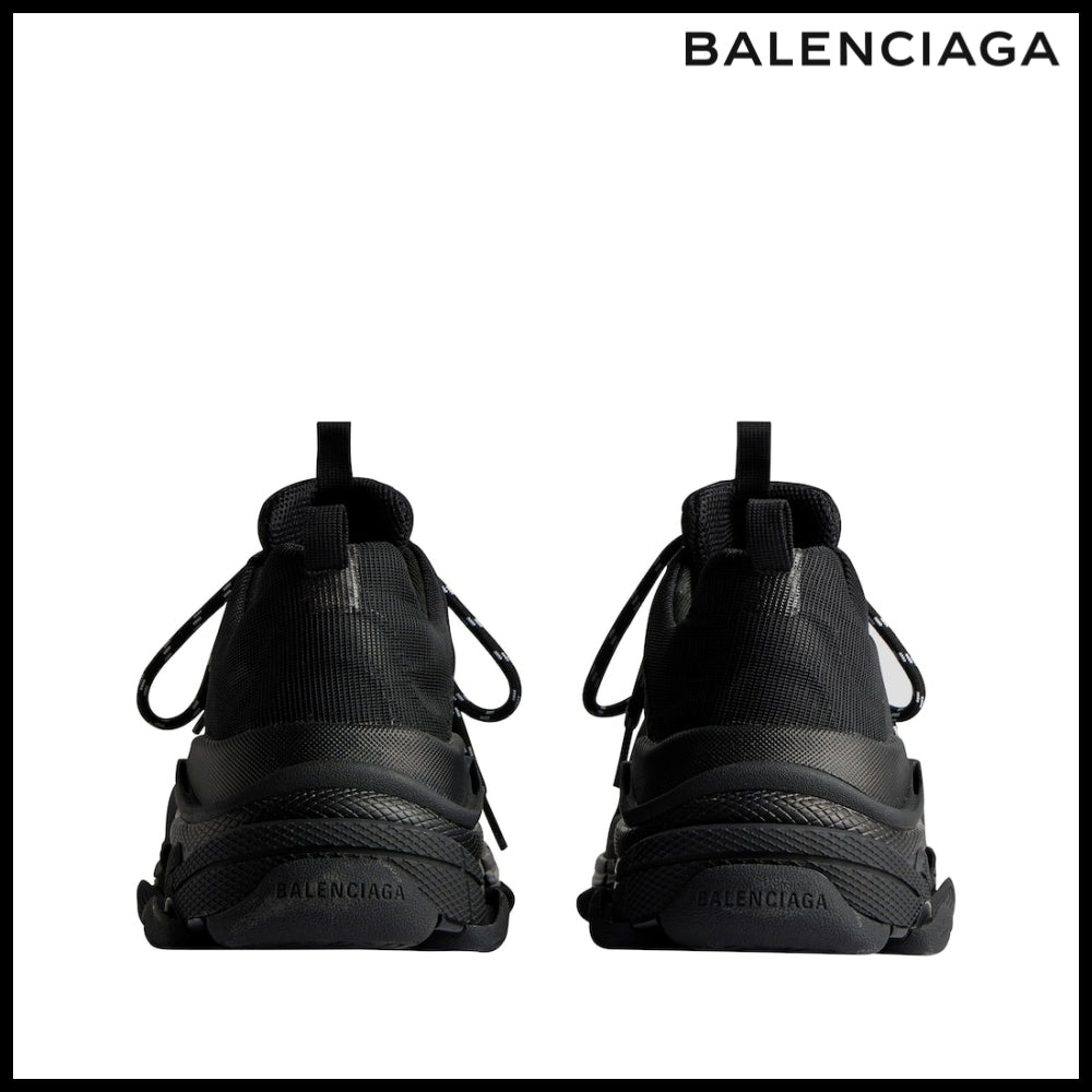 【BALENCIAGA】Triple S Sneaker Black Mesh