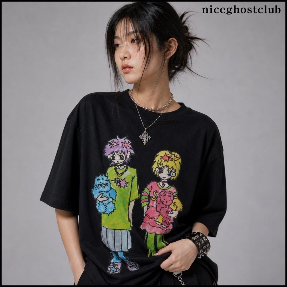【NICE GHOST CLUB】GHOST SOUL GIRL BIG T-SHIRT 日本未発売