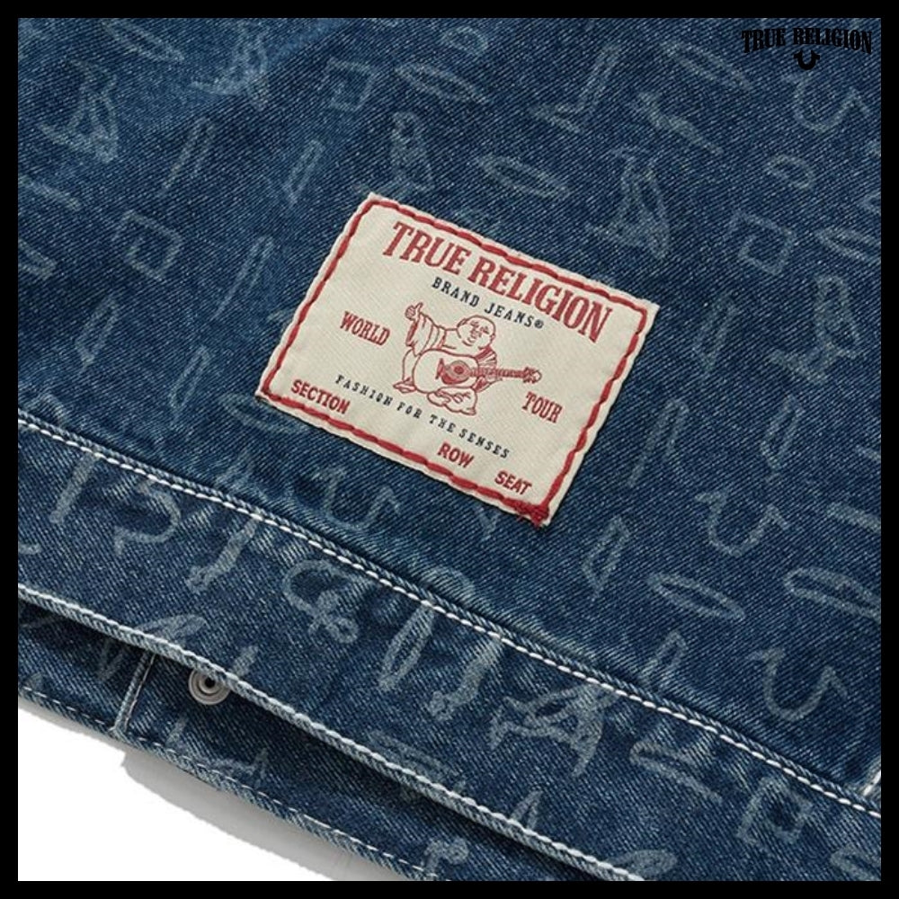 【TRUE RELIGION】Hieroglyphic Trucker Jacket 2Colors