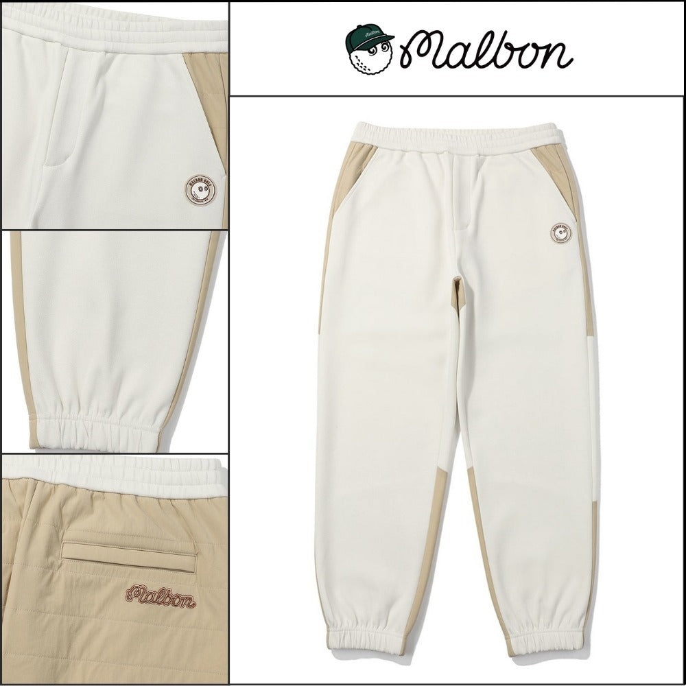 【Malbon Golf】Airy Jogger Pants IVORY MAN