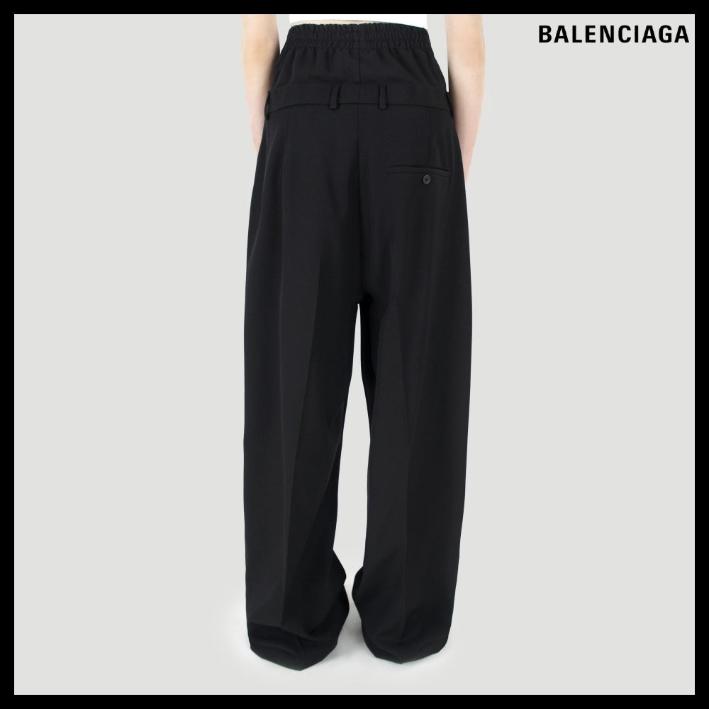 【BALENCIAGA】Hybrid Tailoring Pants Black
