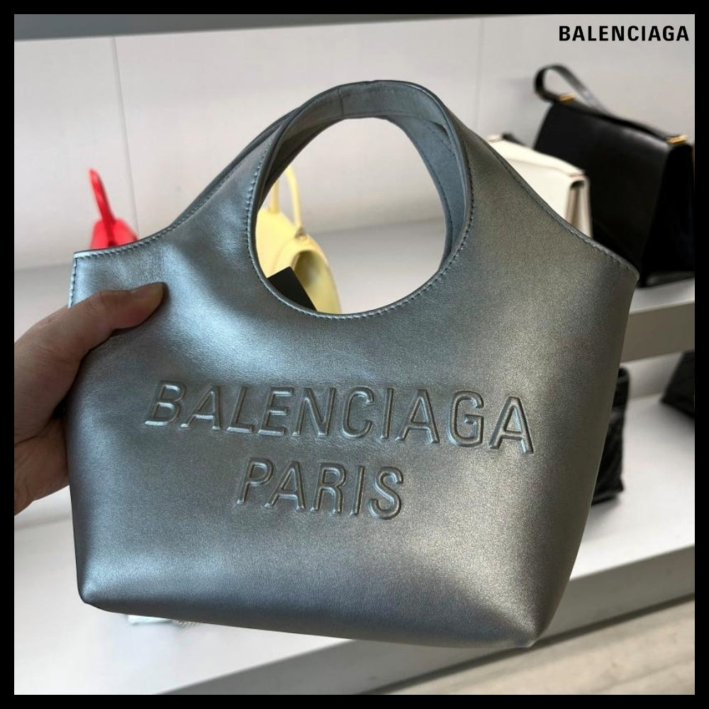 【BALENCIAGA】Mary-Kate XS Tote Bag Metallized