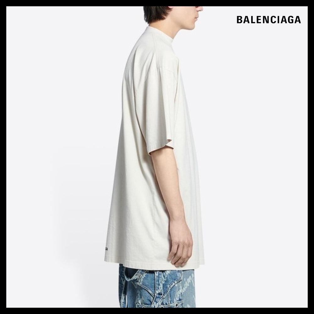 【BALENCIAGA】Back Hem Long T-Shirt Boxy Fit