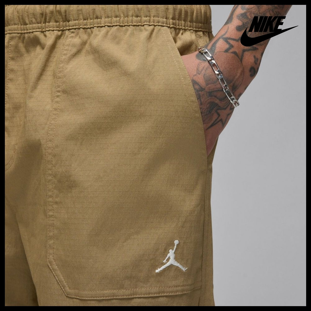 【NIKE】JORDAN MVP Woven Pants Desert Camo Sail
