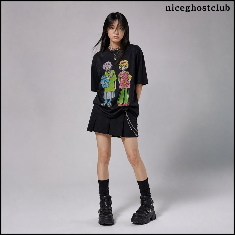 【NICE GHOST CLUB】GHOST SOUL GIRL BIG T-SHIRT 日本未発売