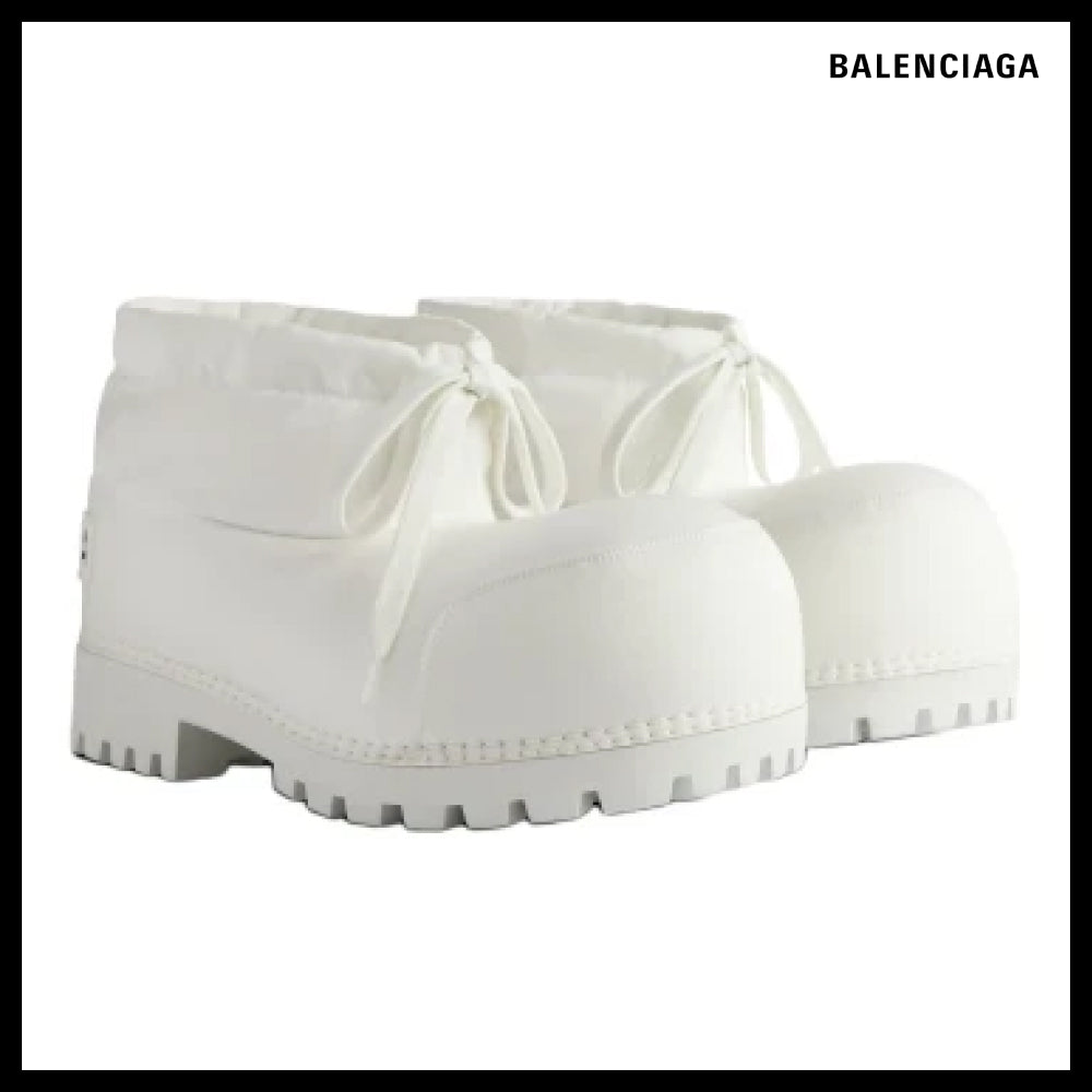 【BALENCIAGA】Alaska Ankle Boots White