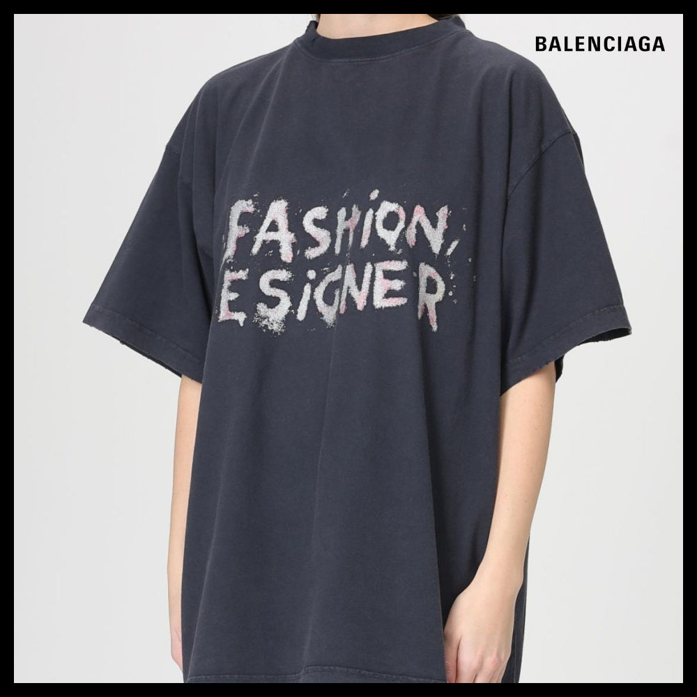 【BALENCIAGA】Fashion Designer Oversized T-Shirt
