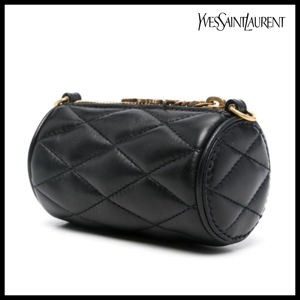 【SAINT LAURENT】SADE quilted leather micro shoulder bag