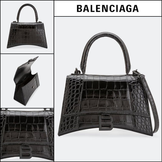 ★BALENCIAGAアウトレット セール ★Hourglass S Top-handle Bag