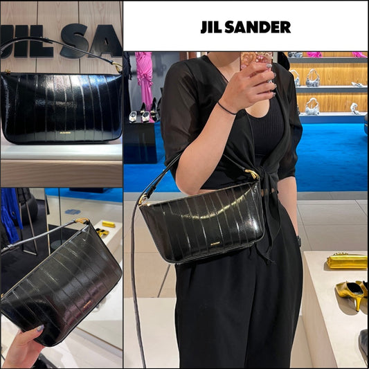 【正規品】【Jil Sander】Medium Fold Design Shoulder Bag