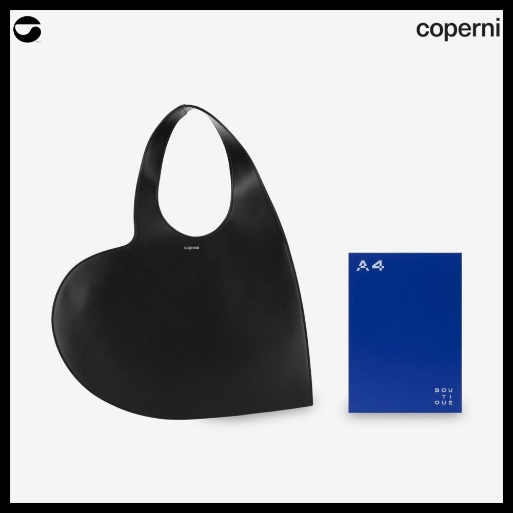 【Coperni】Heart Tote Bag Black