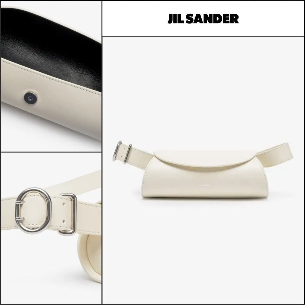 【Jil Sander】Mini Canolo Shoulder Bag Eggshell