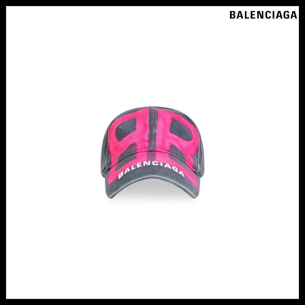 ★BALENCIAGAアウトレット セール ★BB Sprayed Cap Grey