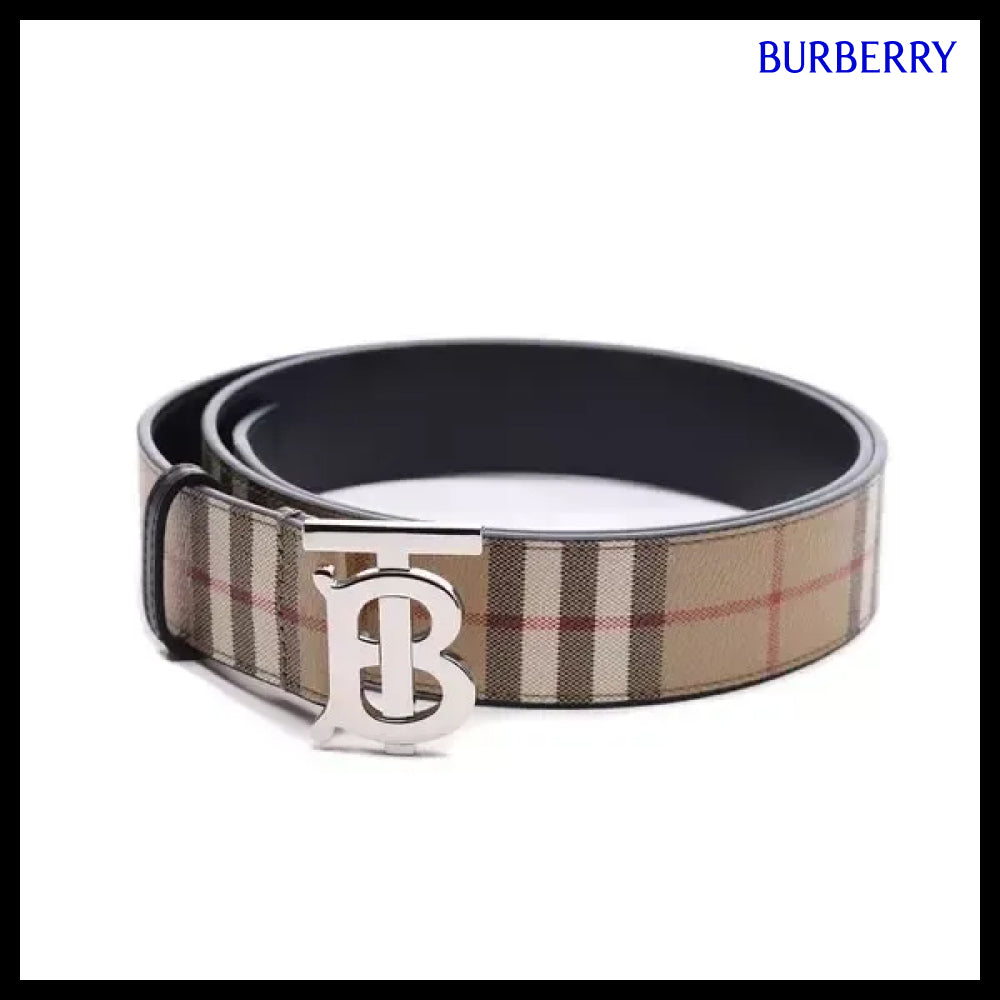 【Burberry】Men’s TB Vintage Check Belt