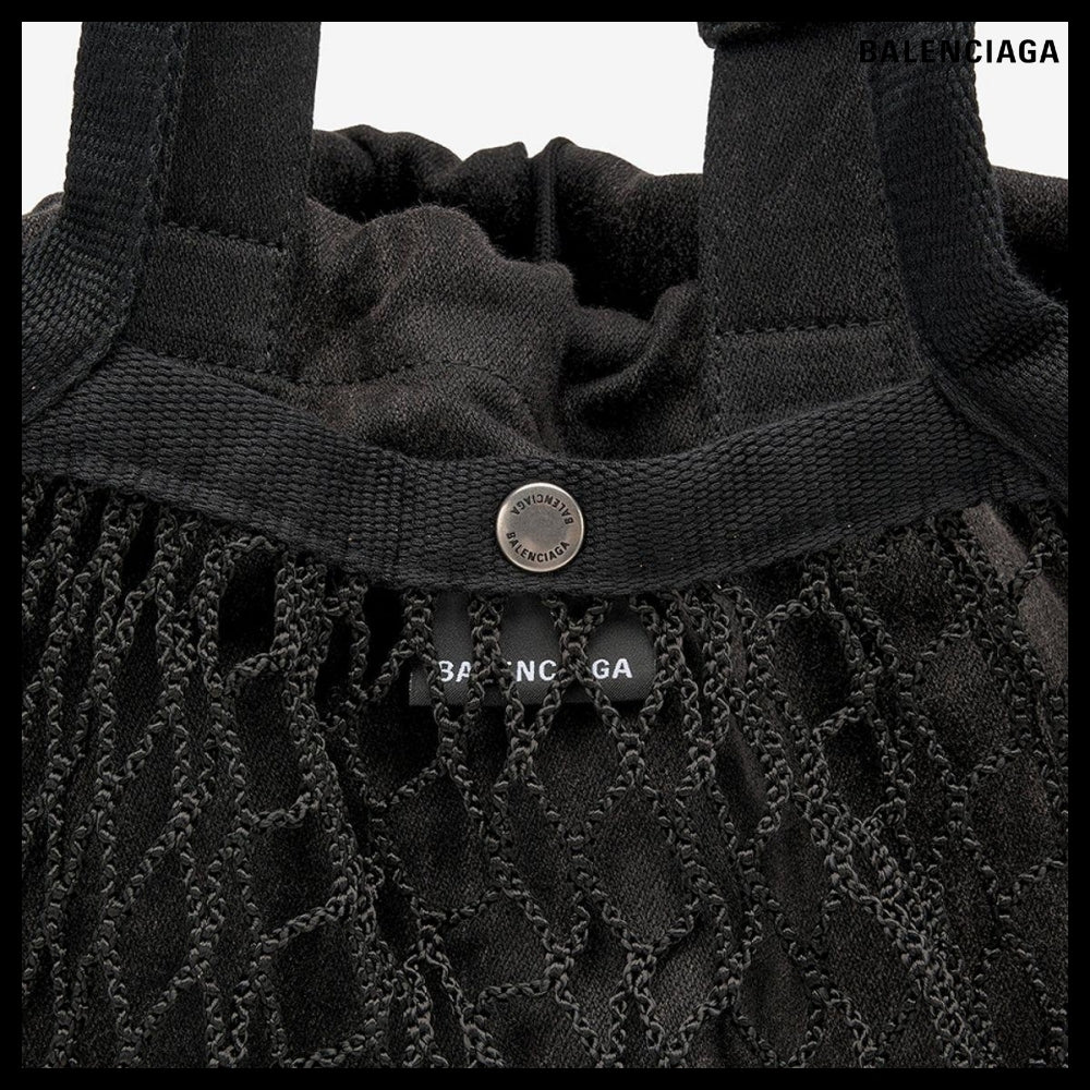 【BALENCIAGA】24/7 Tote Bag Washed Black:White