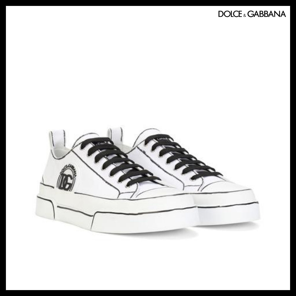 【Dolce & Gabbana】HAND-PAINTED CANVAS PORTOFINO LIGHT