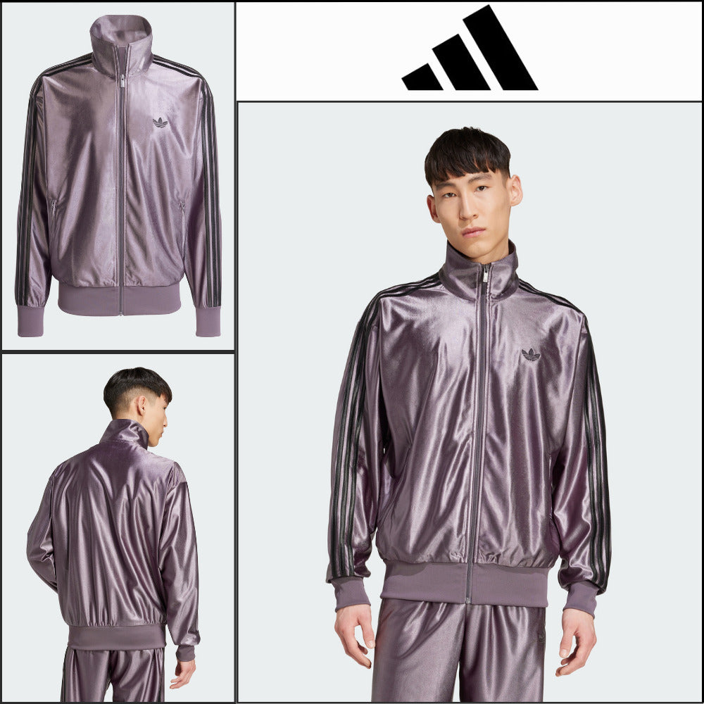 【ADIDAS】Firebird Metallic Track Top Classic Track Jacket